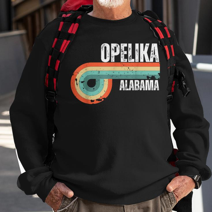 Opelika City Alabama State Vintage Retro Souvenir Sweatshirt Gifts for Old Men