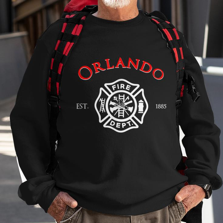 Orlando Florida Fire Rescue Department Firefighter Duty Sweatshirt Gifts for Old Men