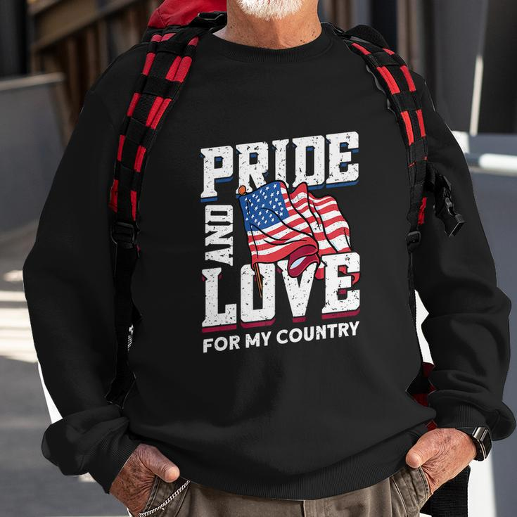 Patriotic American Flag 4Th Of July V2 Sweatshirt Gifts for Old Men