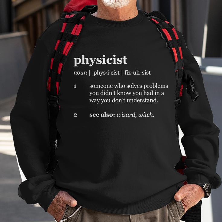 Physicist Definition Solve Problems Tshirt Sweatshirt Gifts for Old Men