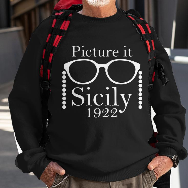 Picture It Sicily Sweatshirt Gifts for Old Men
