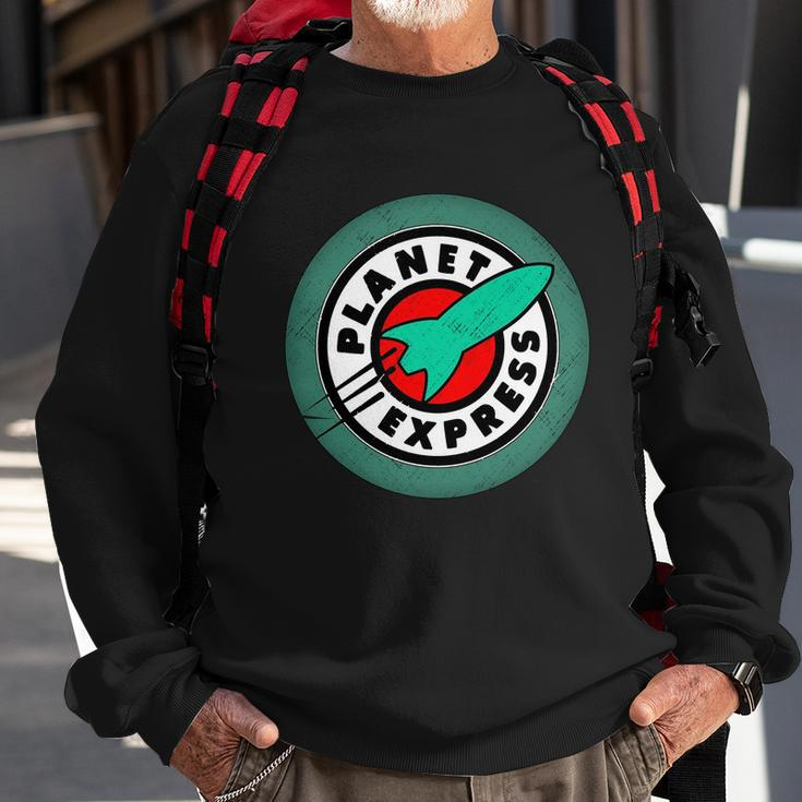 Planet Express Logo Vintage Tshirt Sweatshirt Gifts for Old Men