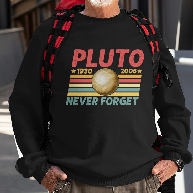 Pluto Never Forget Retro Vintage V2 Sweatshirt Gifts for Old Men