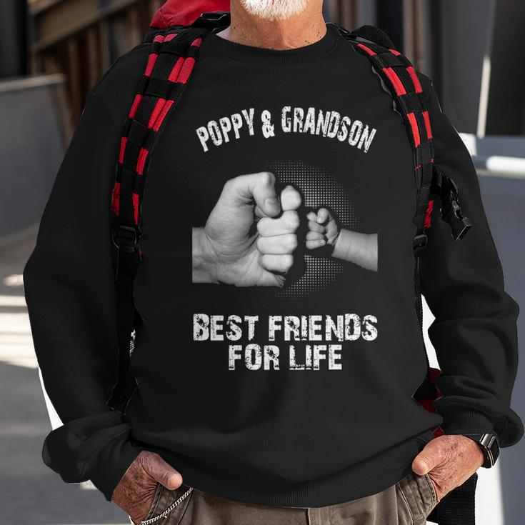 Poppy & Grandson - Best Friends Sweatshirt Gifts for Old Men