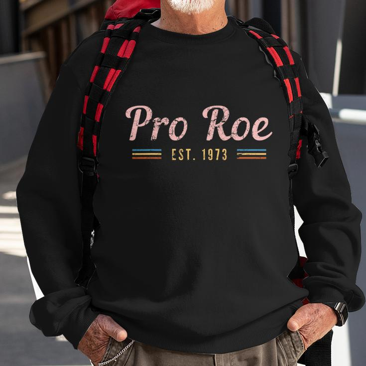 Pro Roe Ets 1973 Vintage Design Sweatshirt Gifts for Old Men