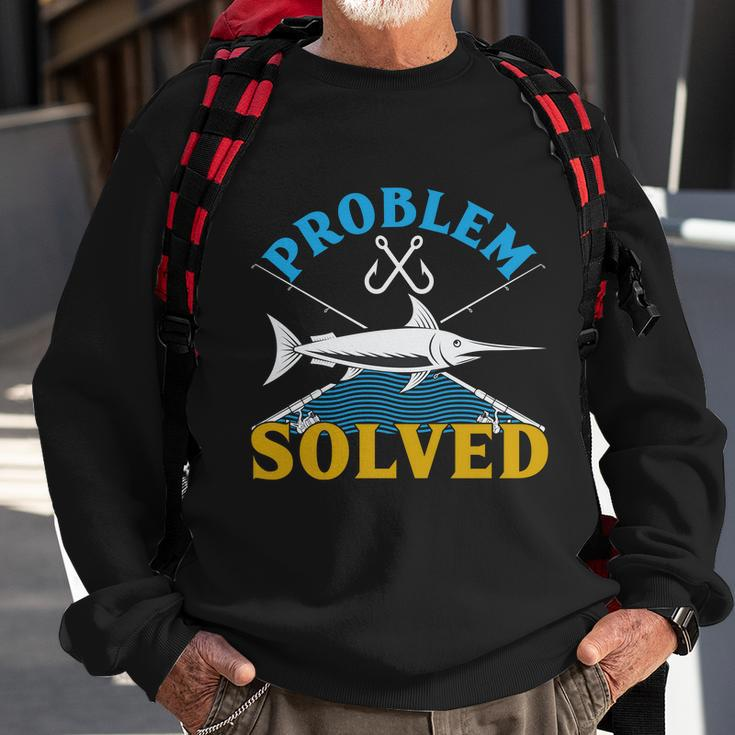 Problem Solved V2 Sweatshirt Gifts for Old Men