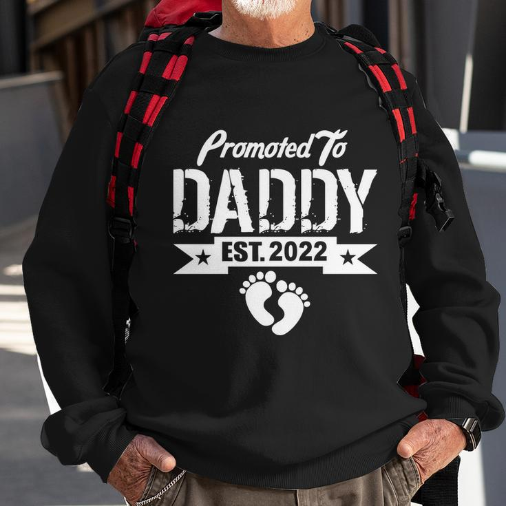 Promoted To Daddy Est Sweatshirt Gifts for Old Men