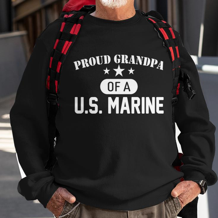 Proud Grandpa Of A US Marine Sweatshirt Gifts for Old Men