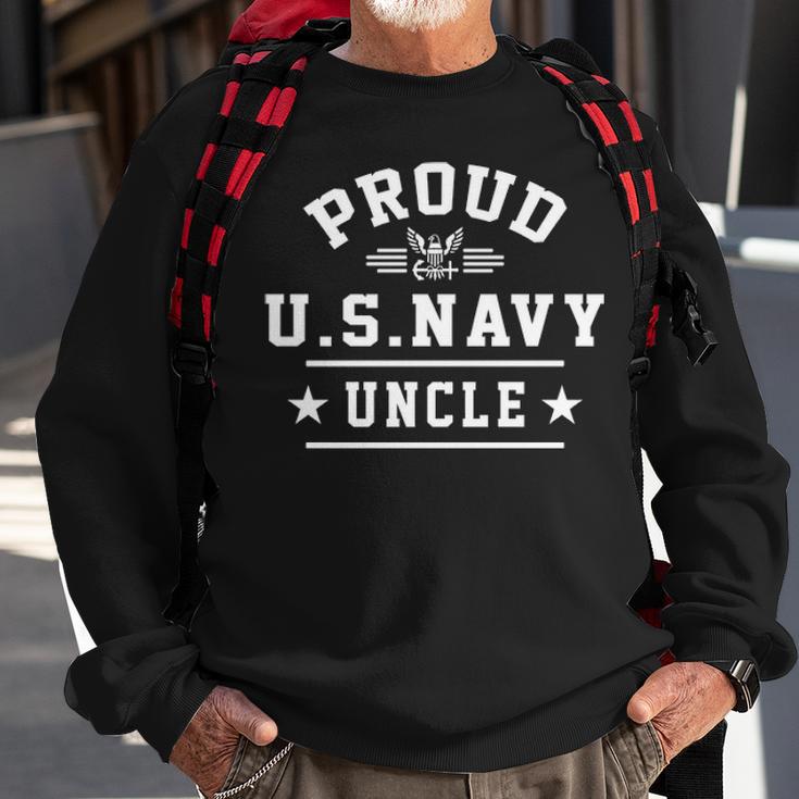 Proud Navy Uncle Sweatshirt Gifts for Old Men