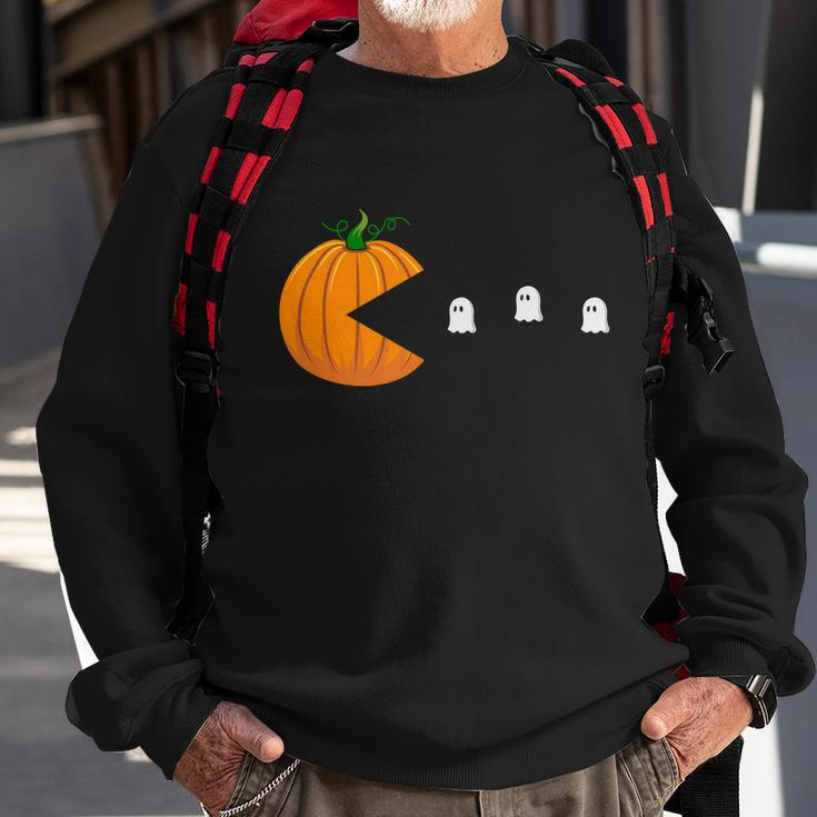 Pumpkin Ghost Boo Halloween Quote Sweatshirt Gifts for Old Men