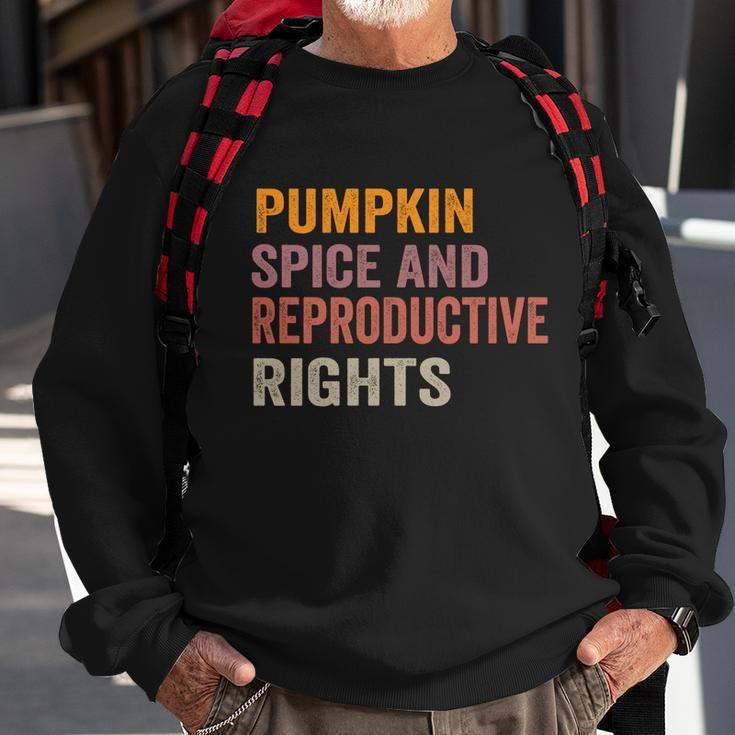 Pumpkin Spice And Reproductive Rights Gift V6 Sweatshirt Gifts for Old Men