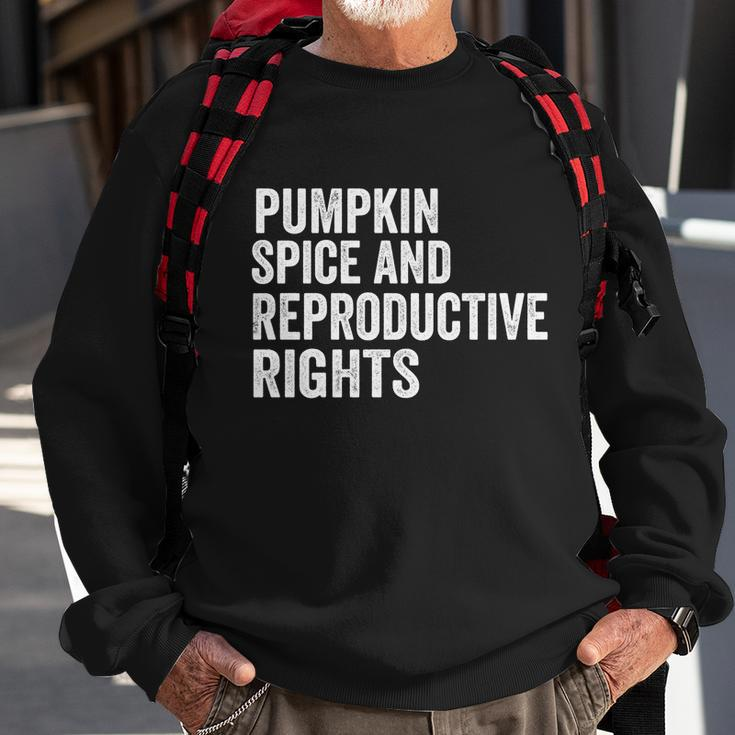 Pumpkin Spice And Reproductive Rights Gift V8 Sweatshirt Gifts for Old Men