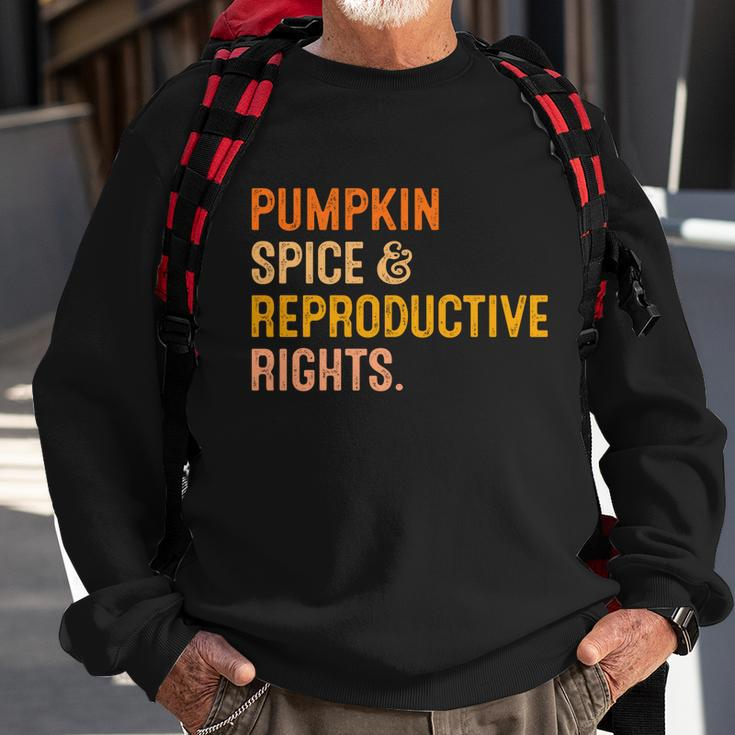 Pumpkin Spice Reproductive Rights Cool Gift Fall Feminist Choice Gift Sweatshirt Gifts for Old Men