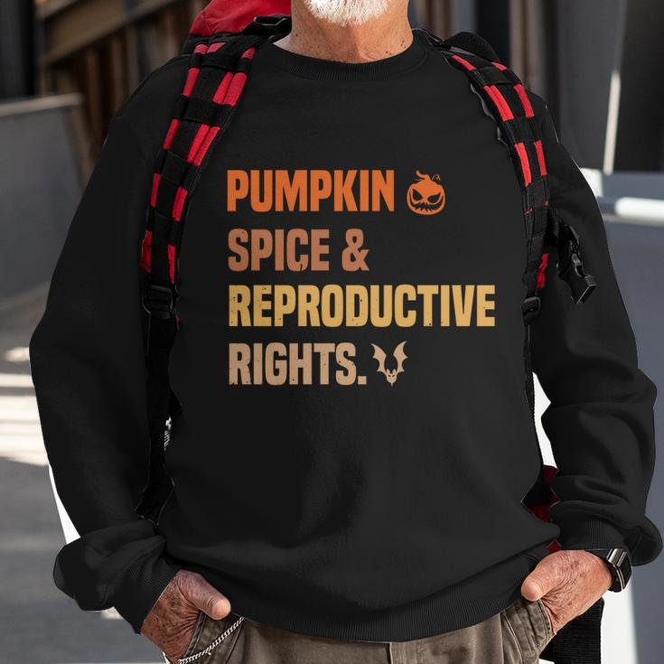 Pumpkin Spice Reproductive Rights Design Pro Choice Feminist Gift Sweatshirt Gifts for Old Men