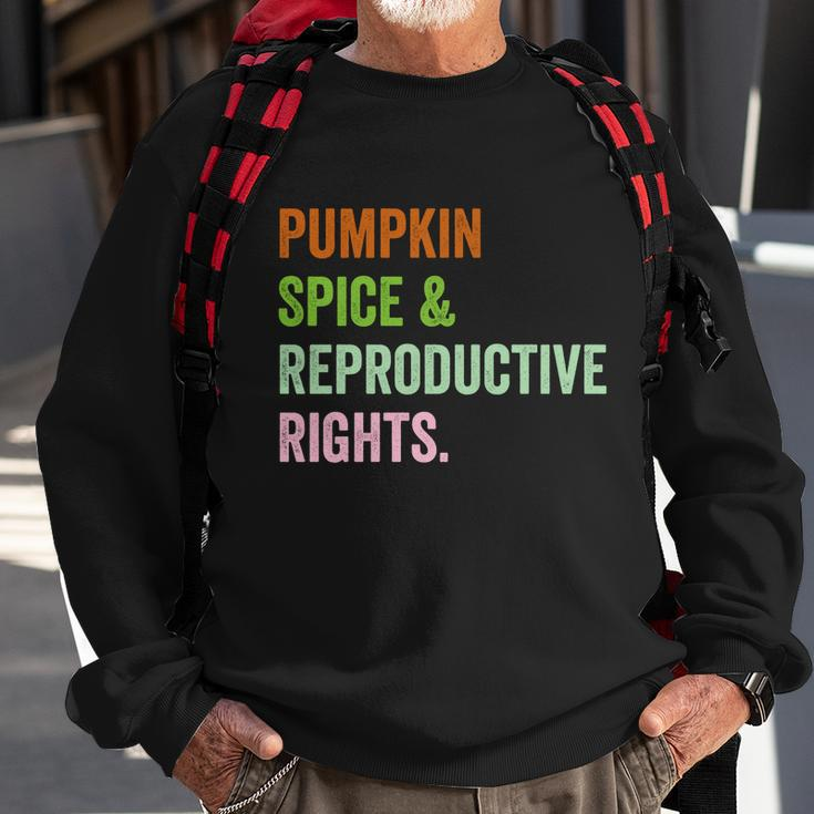 Pumpkin Spice Reproductive Rights Pro Choice Feminist Rights Gift V3 Sweatshirt Gifts for Old Men
