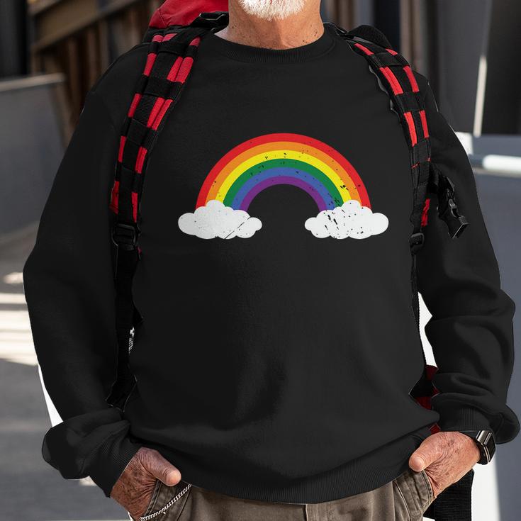 Rainbow Lgbt Gay Pride Lesbian Bisexual Ally Quote V2 Sweatshirt Gifts for Old Men