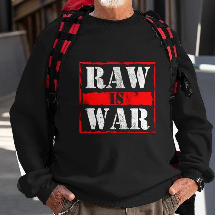Raw Is War Wrestler Vintage Sweatshirt Gifts for Old Men