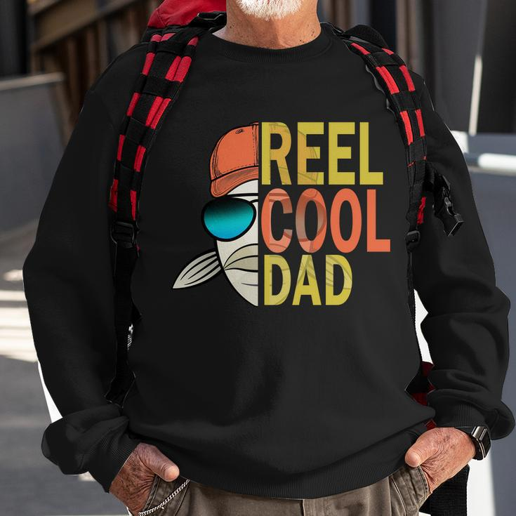 Reel Cool Fishing Dad Funny Tshirt Sweatshirt Gifts for Old Men