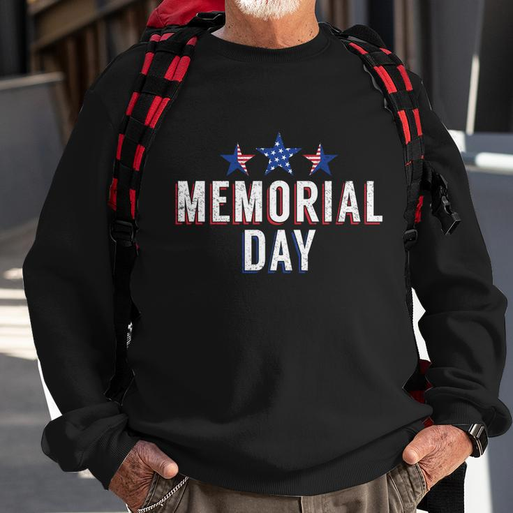 Remembering Our Heroes Memorial Day Patriotic Proud American Cool Gift Sweatshirt Gifts for Old Men