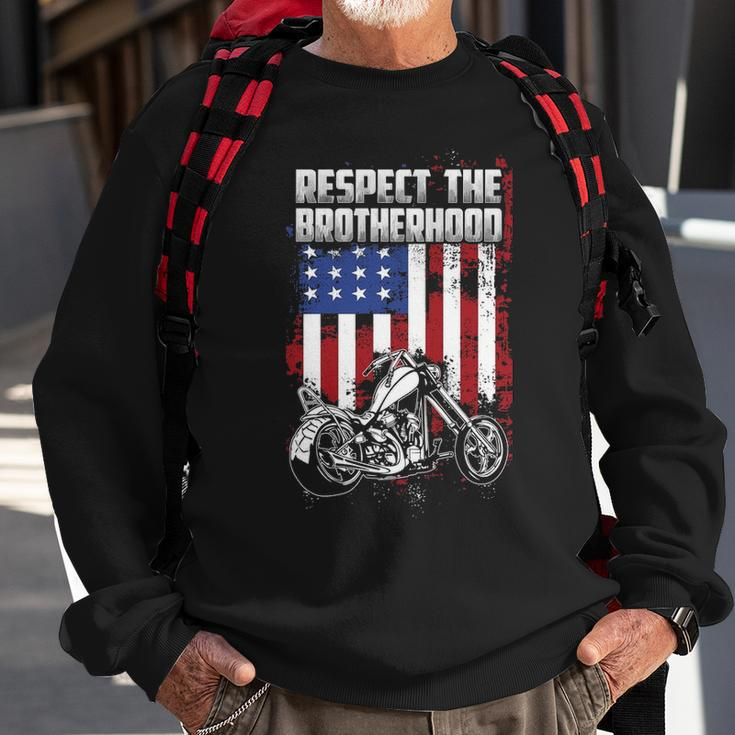 Respect Brotherhood Sweatshirt Gifts for Old Men