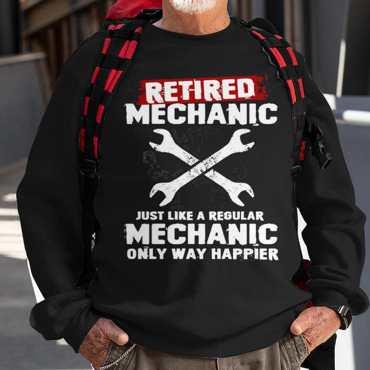 Retired Mechanic V2 Sweatshirt Gifts for Old Men