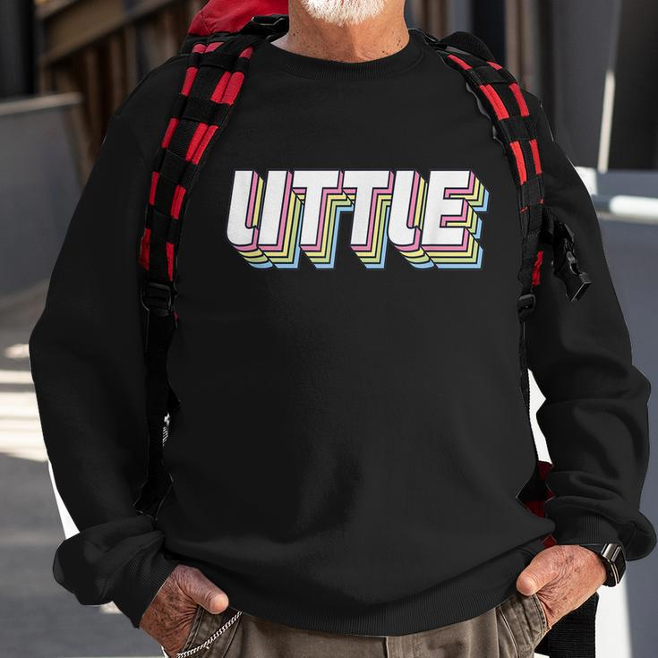Retro Big Reveal Sorority Little Sister Big Little Week Sweatshirt Gifts for Old Men