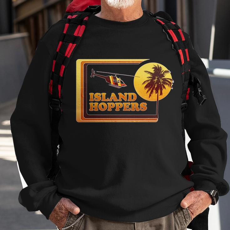 Retro Island Hoppers Tshirt Sweatshirt Gifts for Old Men