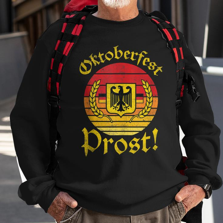 Retro Prost Men Women German Eagle Vintage Oktoberfest  Men Women Sweatshirt Graphic Print Unisex Gifts for Old Men