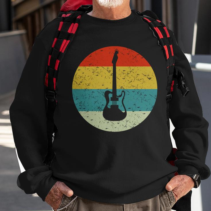 Retro Vintage Bas Guitar Sweatshirt Gifts for Old Men