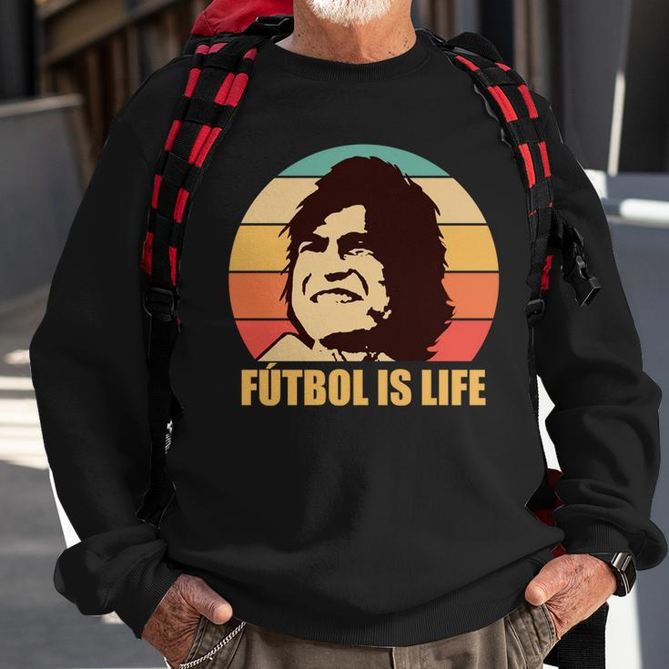 Retro Vintage Futbol Is Life Tshirt Sweatshirt Gifts for Old Men