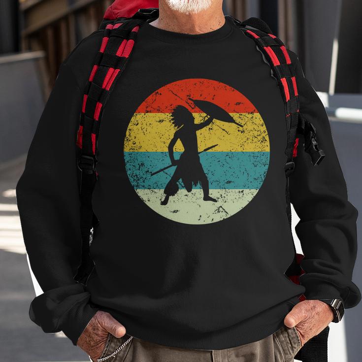 Retro Vintage Indian Warrior Sweatshirt Gifts for Old Men