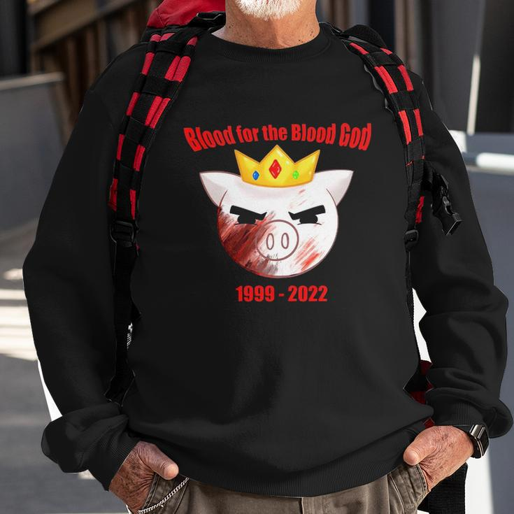 Rip Technoblade Blood For The Blood God Alexander Technoblade 1999-2022 Gift Sweatshirt Gifts for Old Men