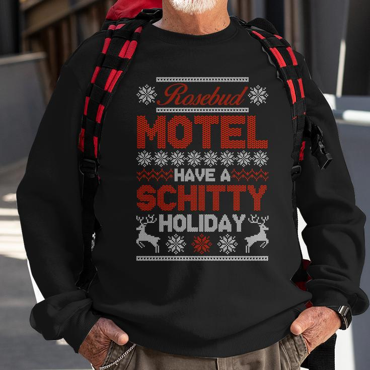 Rosebud Motel Have A Schitty Holiday Ugly Christmas Sweater Sweatshirt Gifts for Old Men