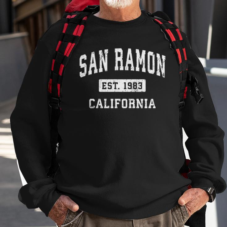 San Ramon California Ca Vintage Established Sports Design Sweatshirt Gifts for Old Men
