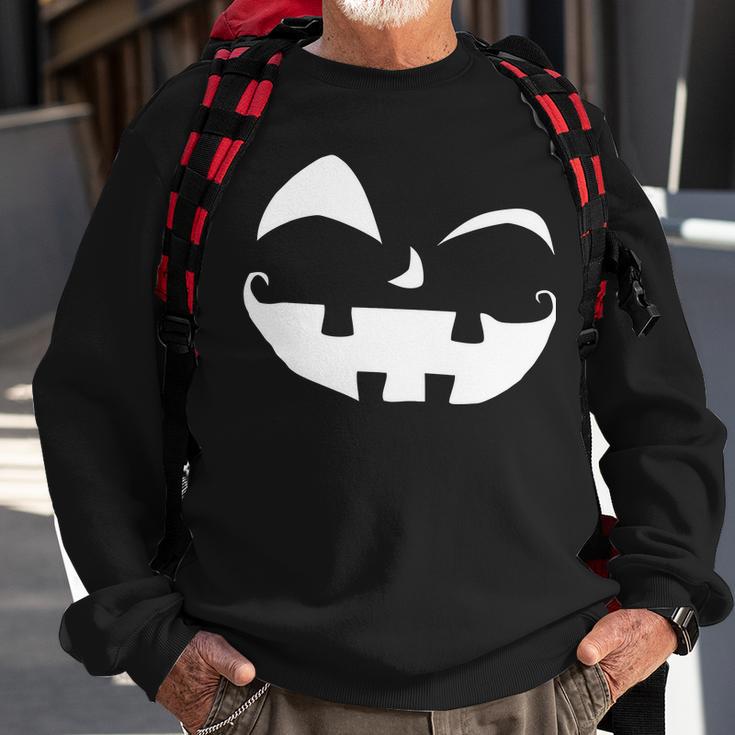 Silly Jack O Lantern Face Tshirt Sweatshirt Gifts for Old Men