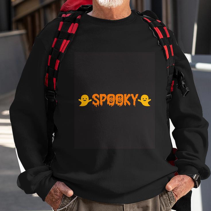 Spooky Ghost Funny Halloween Quote Sweatshirt Gifts for Old Men