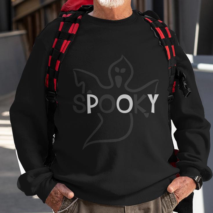 Spooky Ghost Funny Halloween Quote V3 Sweatshirt Gifts for Old Men