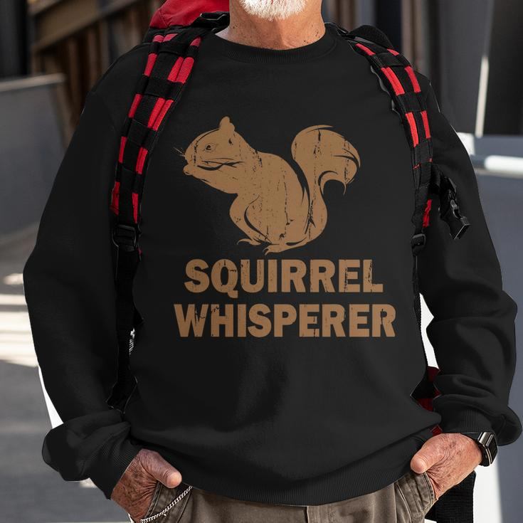Squirrel Whisperer V2 Sweatshirt Gifts for Old Men