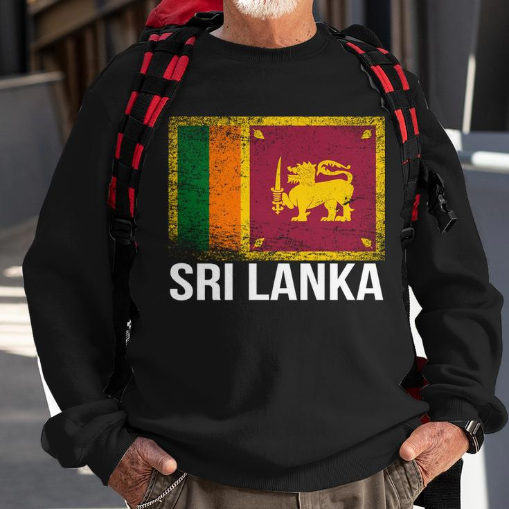 Sri Lanka Flag Sweatshirt Gifts for Old Men