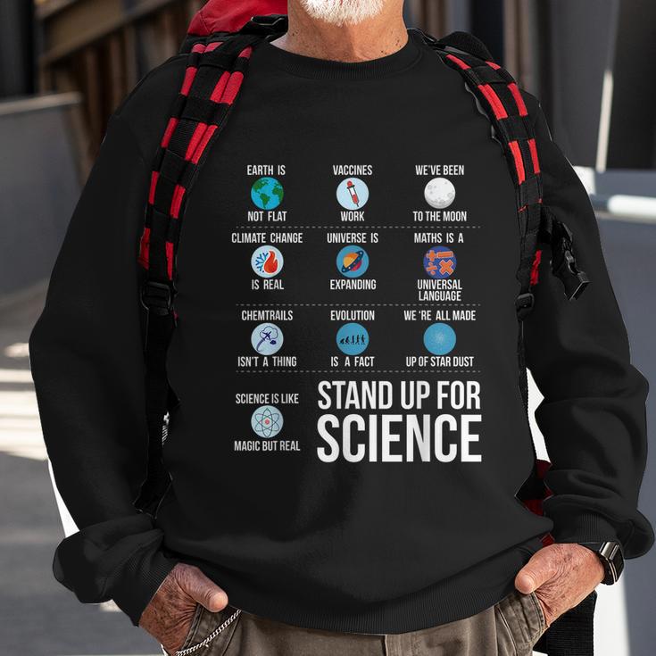 Stand Up For Science Sweatshirt Gifts for Old Men