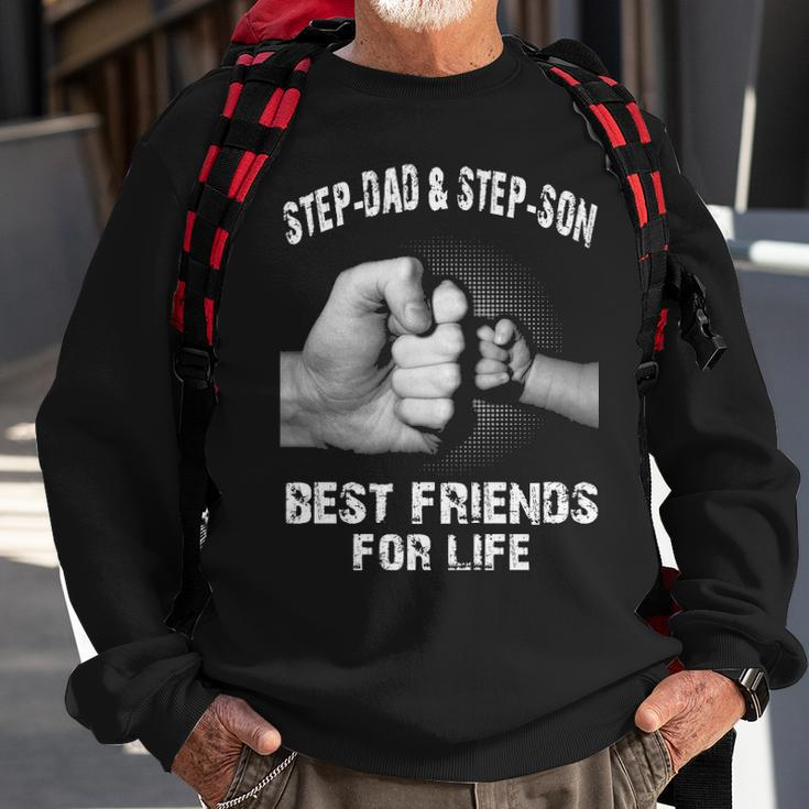 Step-Dad & Step-Son - Best Friends Sweatshirt Gifts for Old Men
