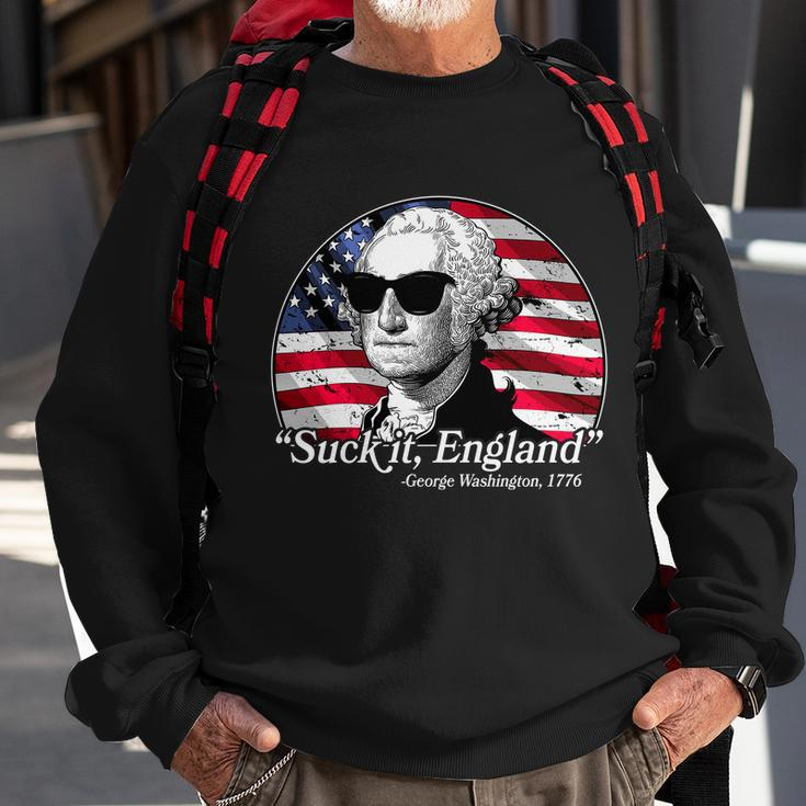 Suck It England George Washington 1776 Tshirt Sweatshirt Gifts for Old Men