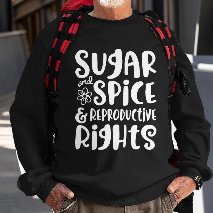 Sugar And Spice And Reproductive Rights Gift Sweatshirt Gifts for Old Men