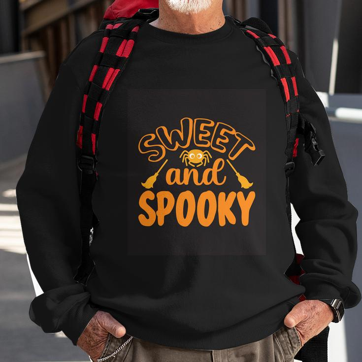 Sweet And Spooky Halloween Quote Sweatshirt Gifts for Old Men
