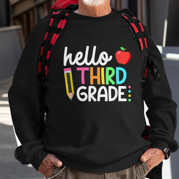 Team 3Rd Grade Back To School Funny Teacher Sweatshirt Gifts for Old Men