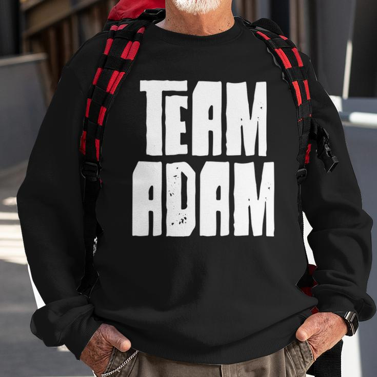 Team Adam Son Dad Mom Husband Grandson Sports Family Group Sweatshirt Gifts for Old Men