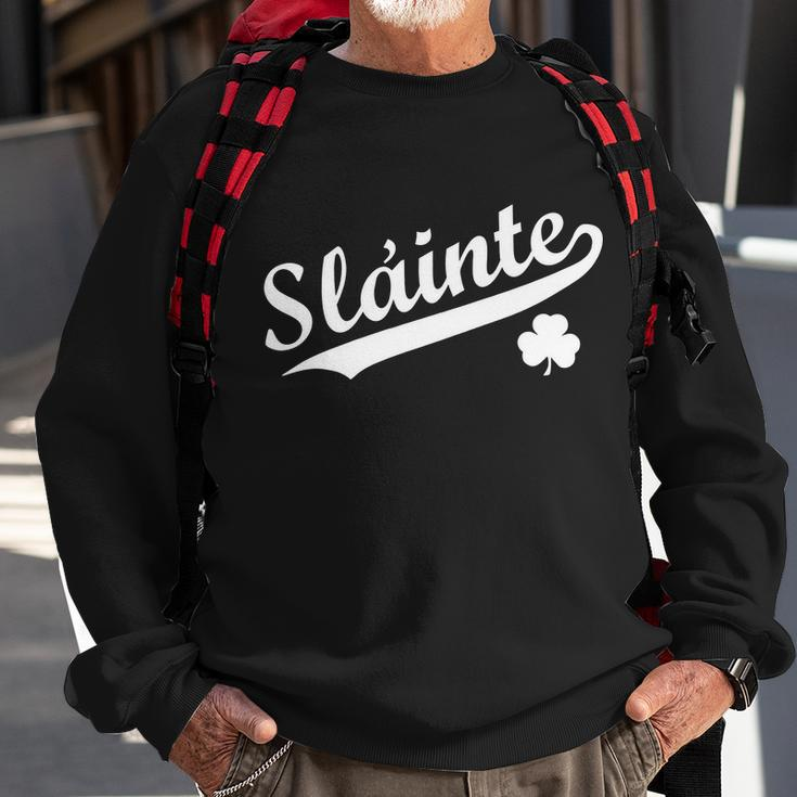 Team Slainte Irish Clover St Patricks Day Sweatshirt Gifts for Old Men