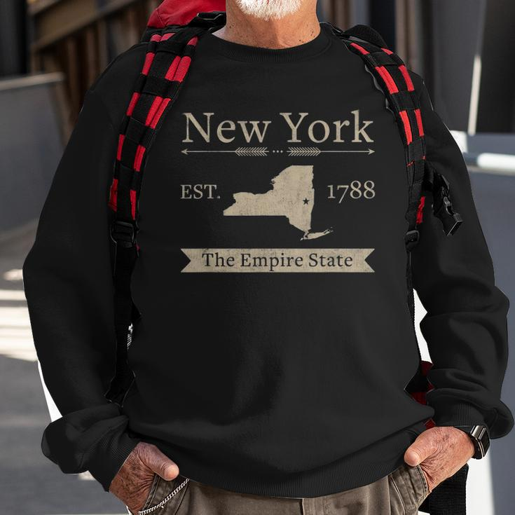 The Empire State &8211 New York Home State Sweatshirt Gifts for Old Men
