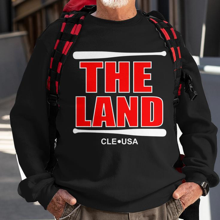 The Land Cleveland Ohio Baseball Tshirt Sweatshirt Gifts for Old Men