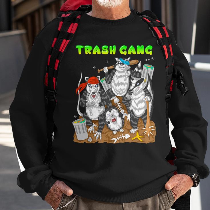 Trash Gang Raccoon And Opossum Sweatshirt Gifts for Old Men